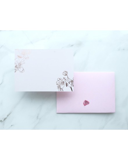 Blank Flower Card