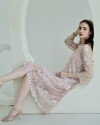 Cateeya Dress Soft Pink