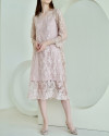 Cateeya Dress Soft Pink